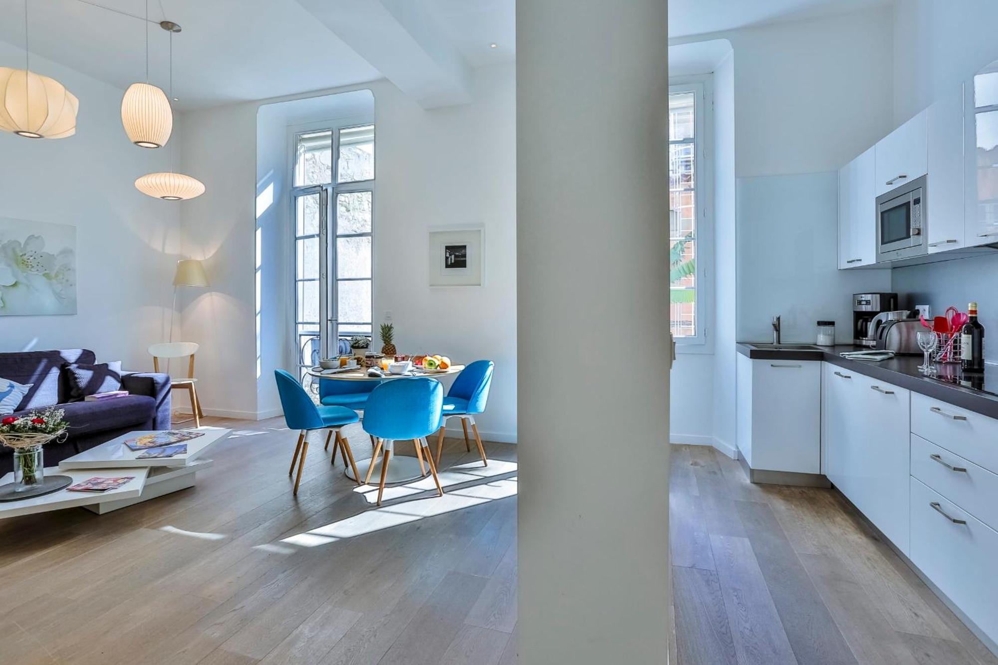 Liberte - Spacious Apartment City Center W Ac Nice Exteriör bild